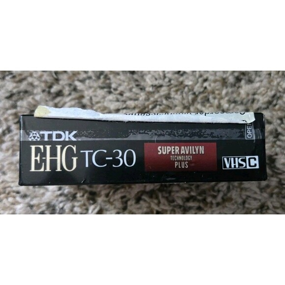 1 Single TDK TC-30 EHG VHS-C Video Cassette Made in Japan Extra High Grade New - Picture 3 of 6